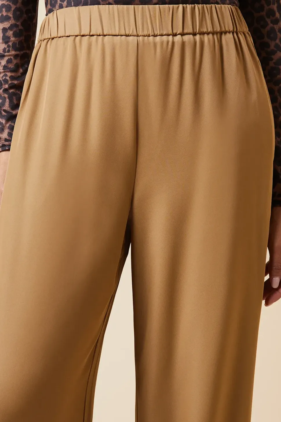 Tall Elasticated Waist Straight Leg Trouser
