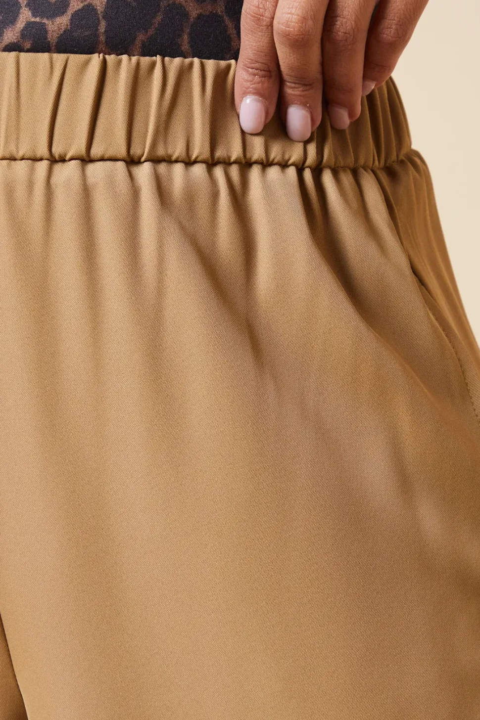 Tall Elasticated Waist Straight Leg Trouser