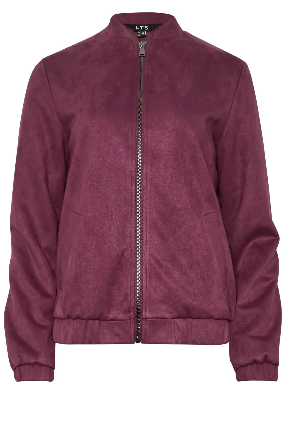 Tall Faux Suede Bomber