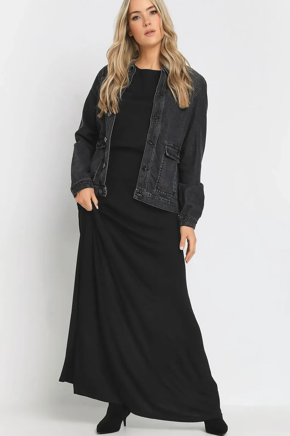 Tall Fit & Flare Maxi Skirt