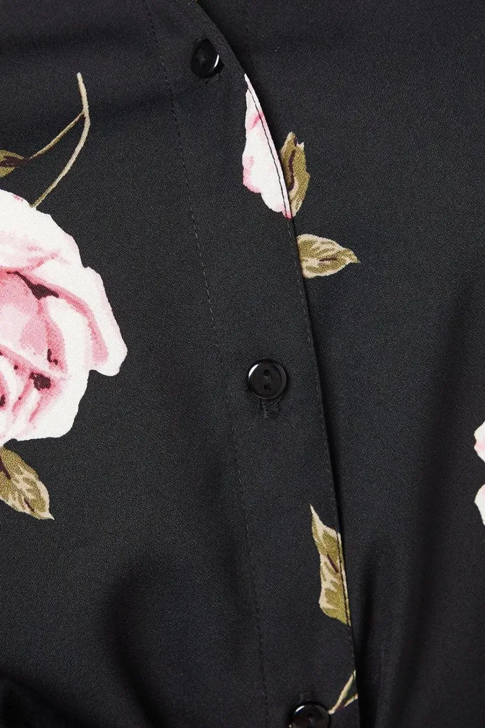 Tall Floral Tie Waist Midi Shirt Dress