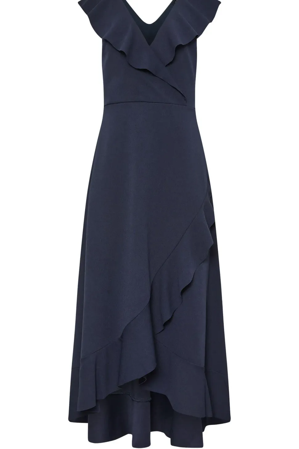 Tall Frill Wrap Midi Dress