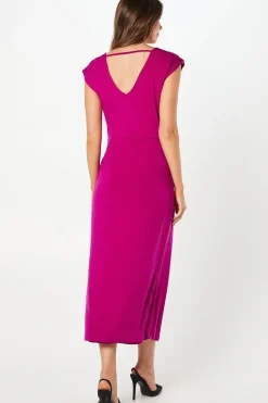 Tall Jersey Buckle Detail Midi Dress