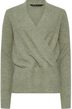 Tall Knitted Wrap Jumper