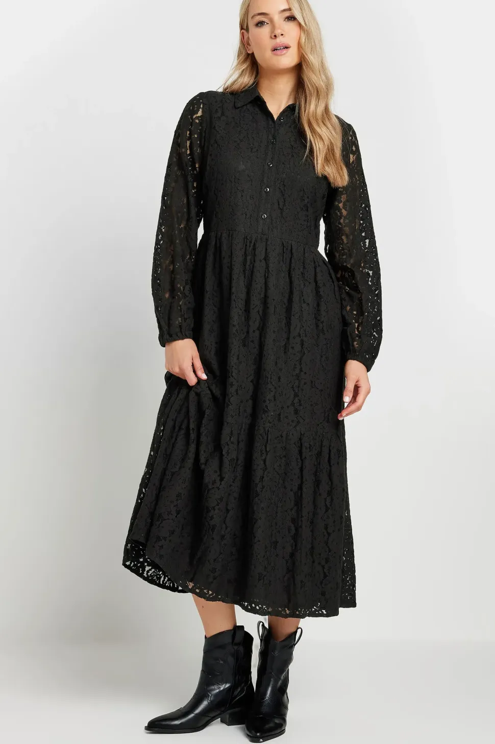 Tall Lace Midi Dress