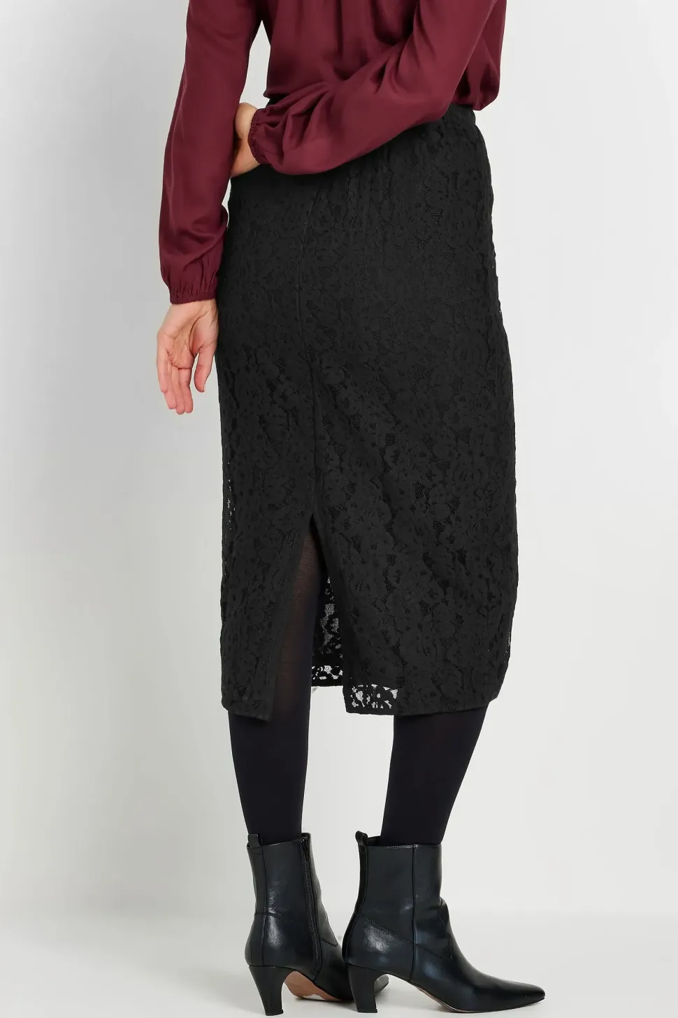 Tall Lace Pencil Skirt