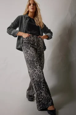 Tall Leopard Print Jeans