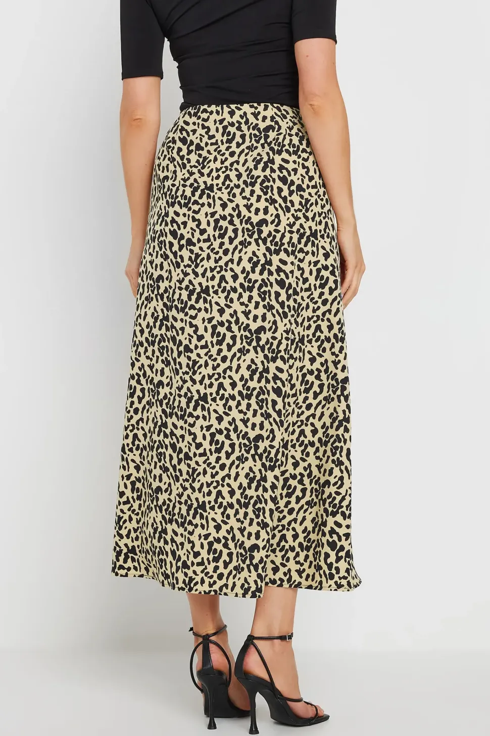 Tall Leopard Print Midaxi Skirt