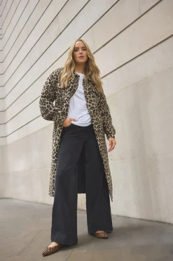 Tall Leopard Print Shacket