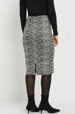 Tall Leopard Print Skirt
