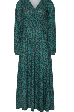 Tall Leopard Print Wrap Dress