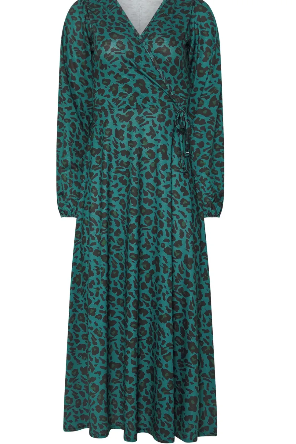 Tall Leopard Print Wrap Dress