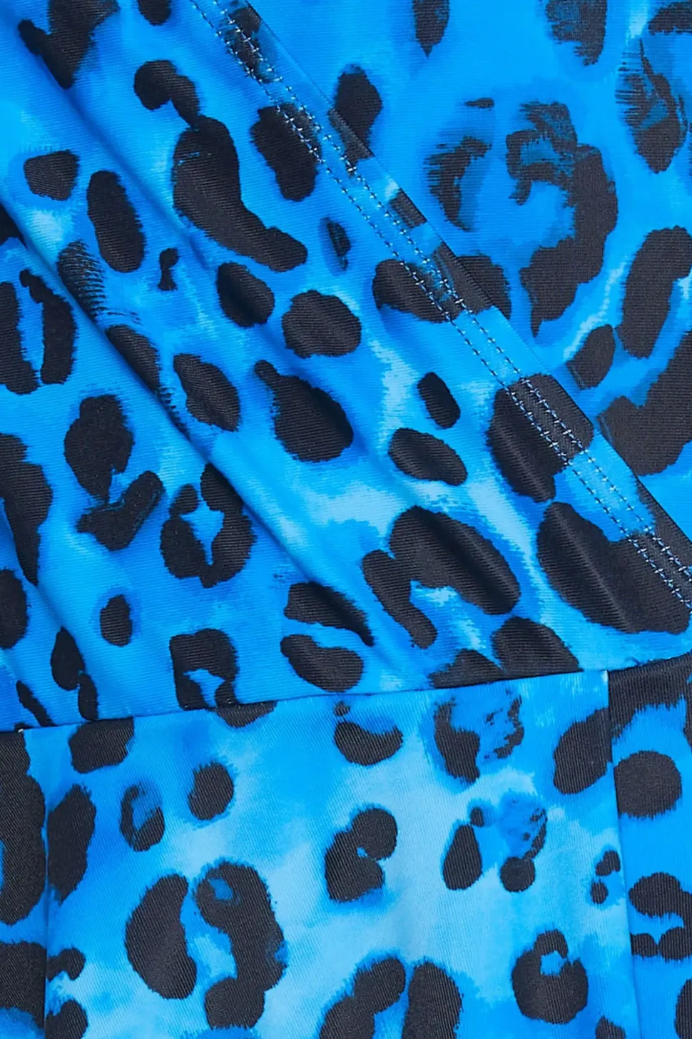 Tall Leopard Print Wrap Swim Dress