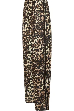 Tall Leopard Wide Leg Trousers