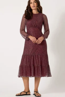 Tall Mesh Tiered Dress