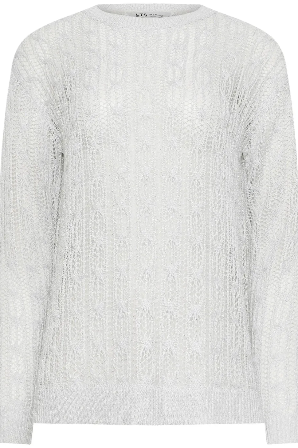 Tall Metallic Crochet Jumper