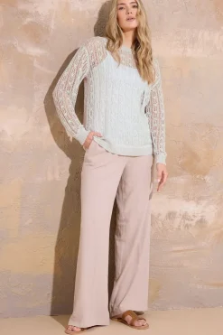 Tall Metallic Crochet Jumper