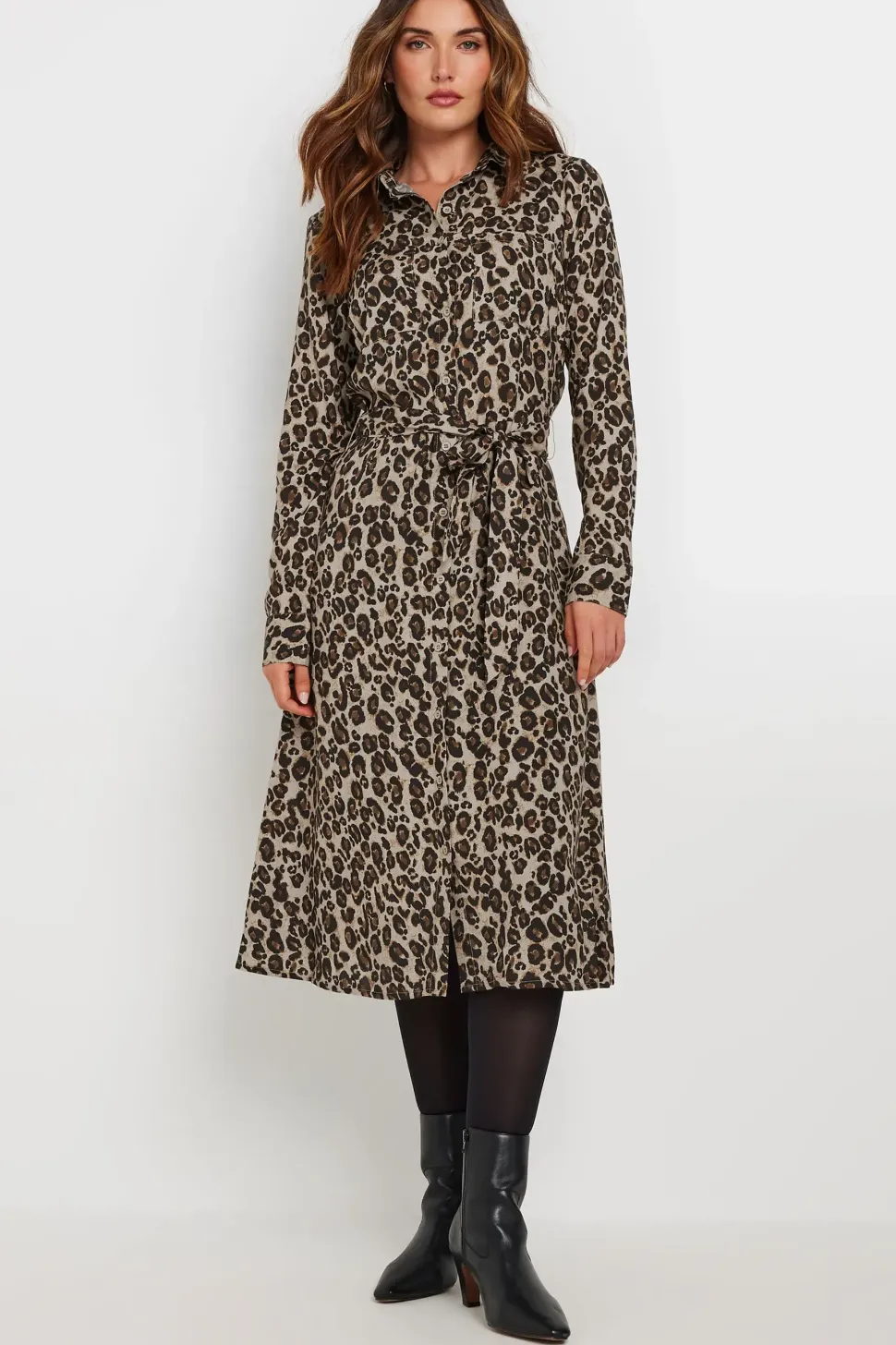 Tall Midi Shirt Dress