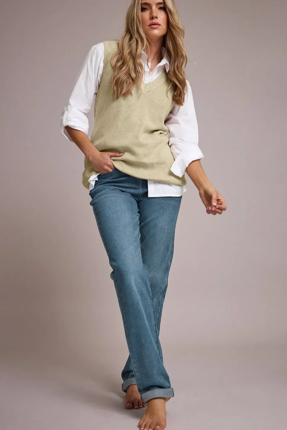 Tall Mid Wash Boyfriend Jeans