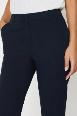Tall Navy Ankle Grazer Trouser