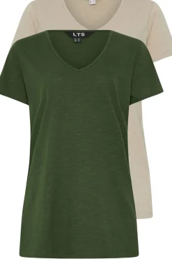 Tall 2 Pack V-Neck T-Shirts
