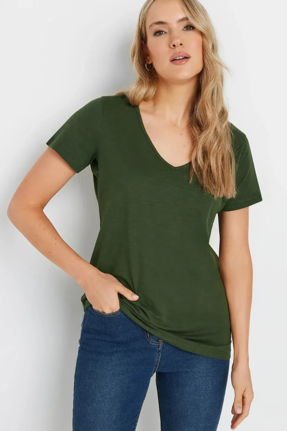 Tall 2 Pack V-Neck T-Shirts