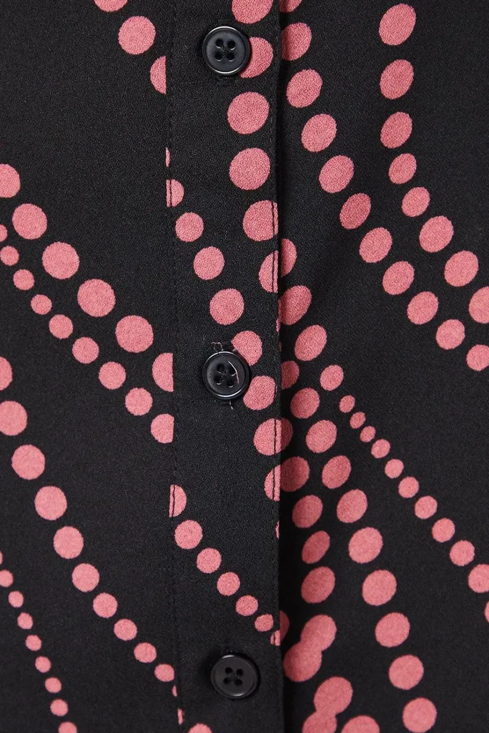 Tall Pink Spot Scoop Neck Shirt Dress