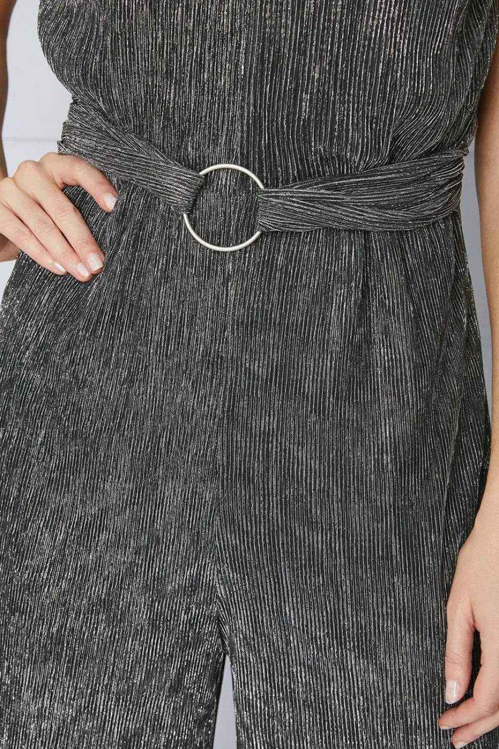 Tall Plisse Ring Jumpsuit