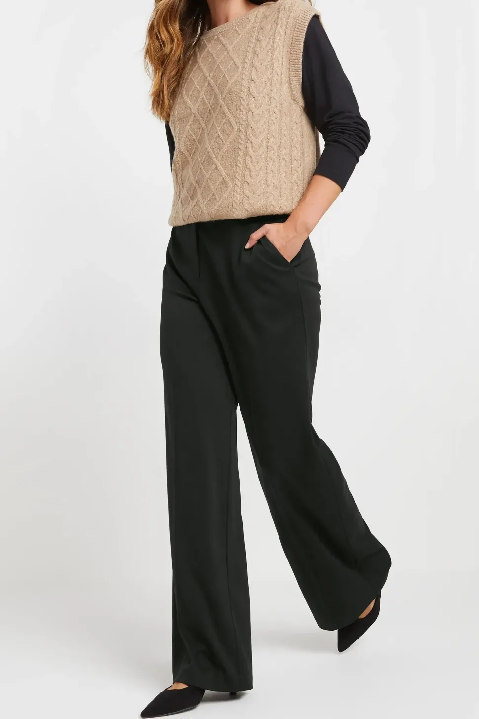 Tall Premium Tailored Wide Leg Trousers