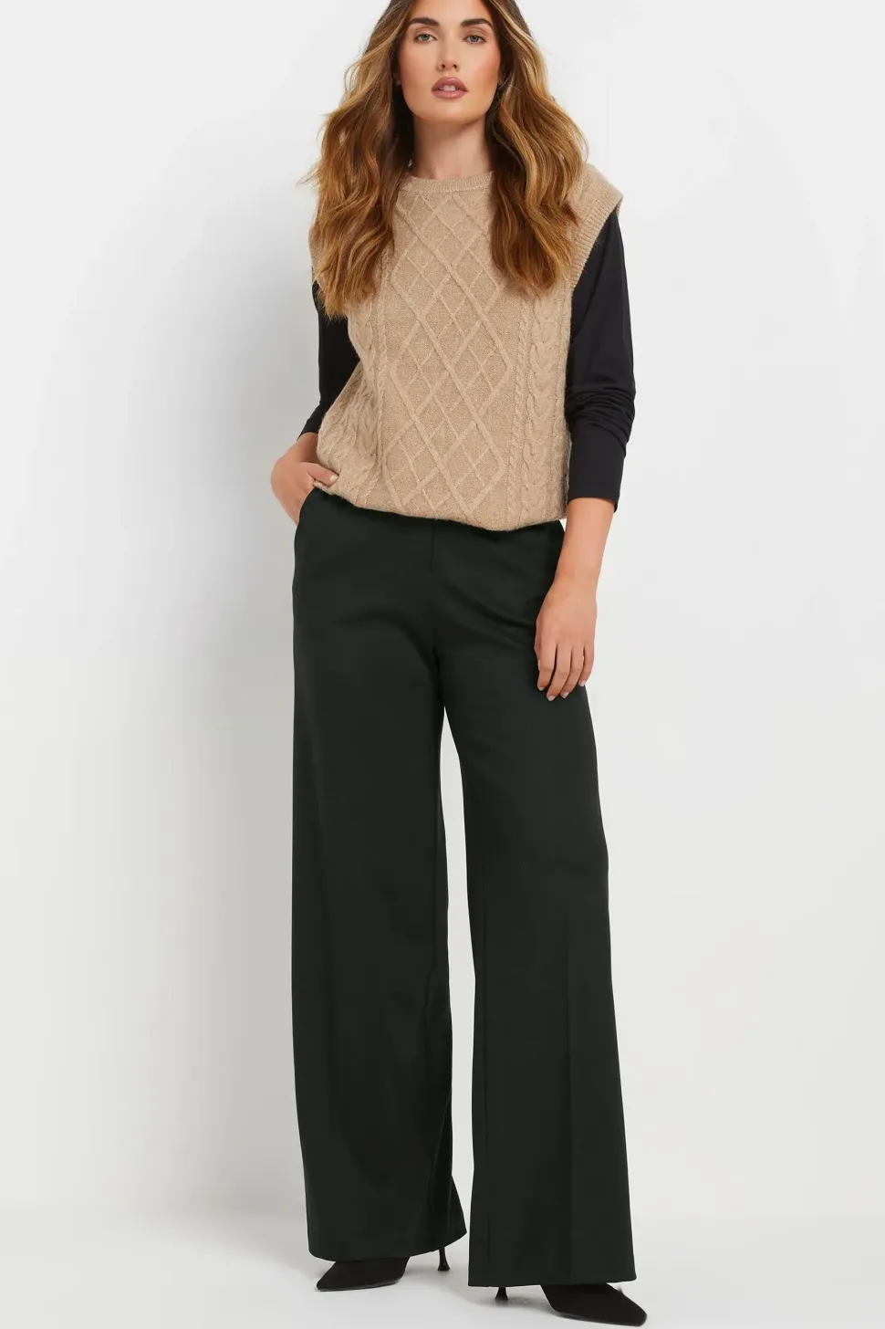 Tall Premium Tailored Wide Leg Trousers