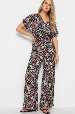 Tall Printed Tie Waist Jumpsuit
