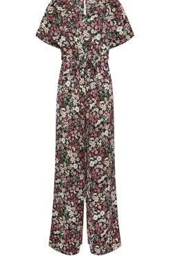 Tall Printed Tie Waist Jumpsuit