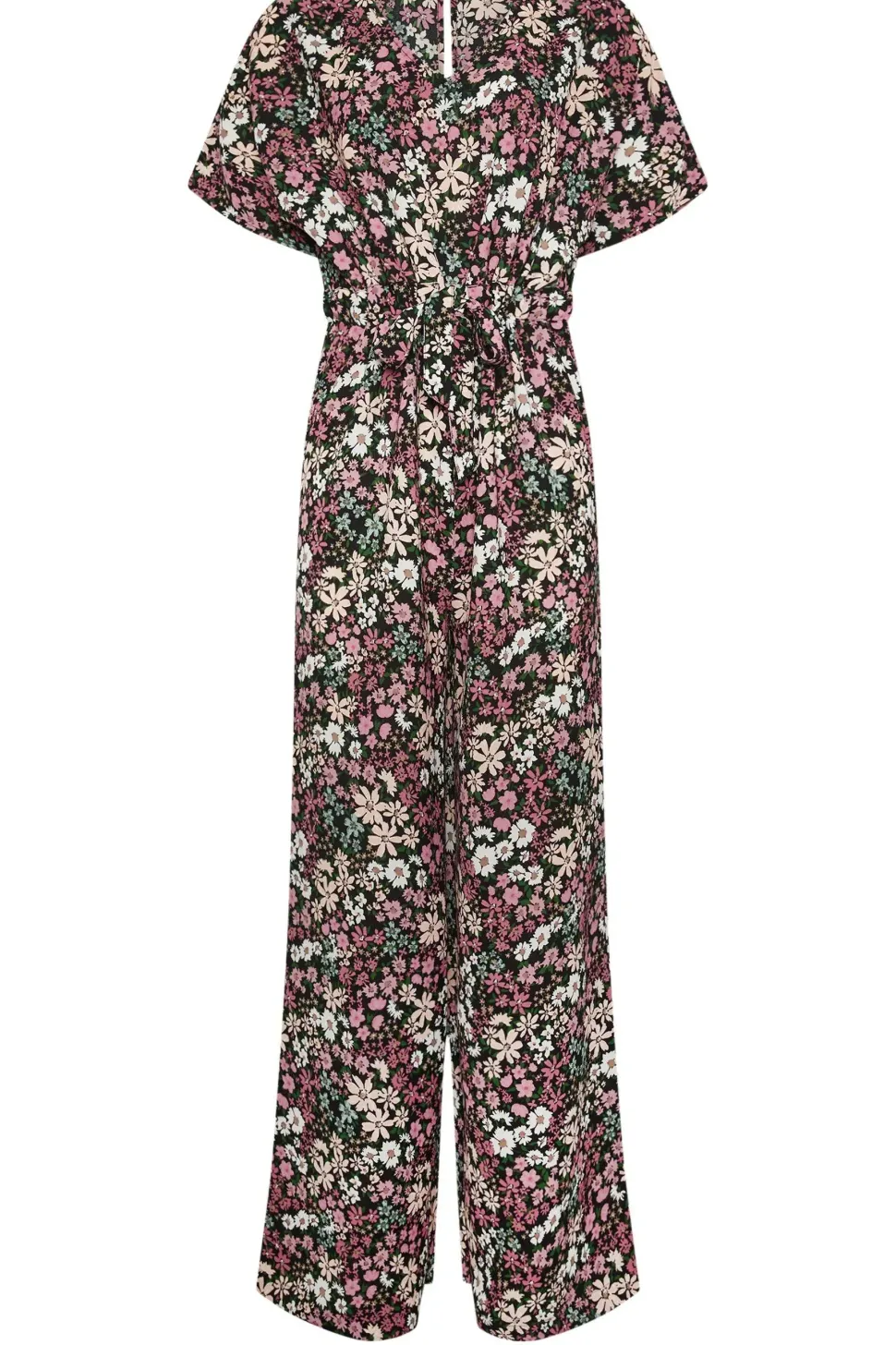 Tall Printed Tie Waist Jumpsuit