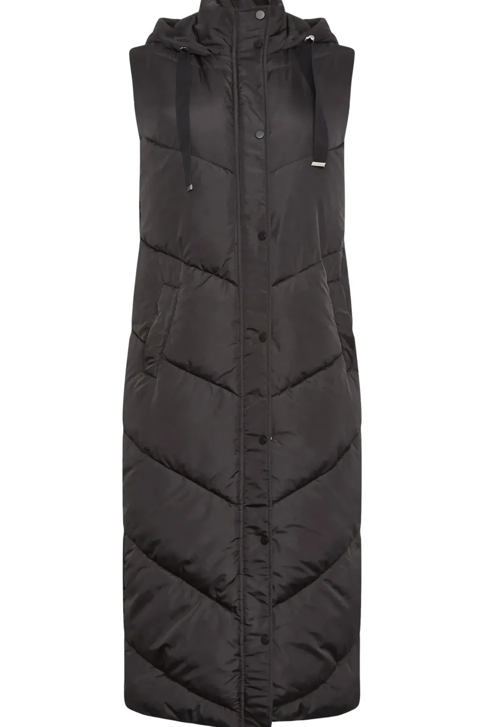 Tall Quilted Longline Gilet