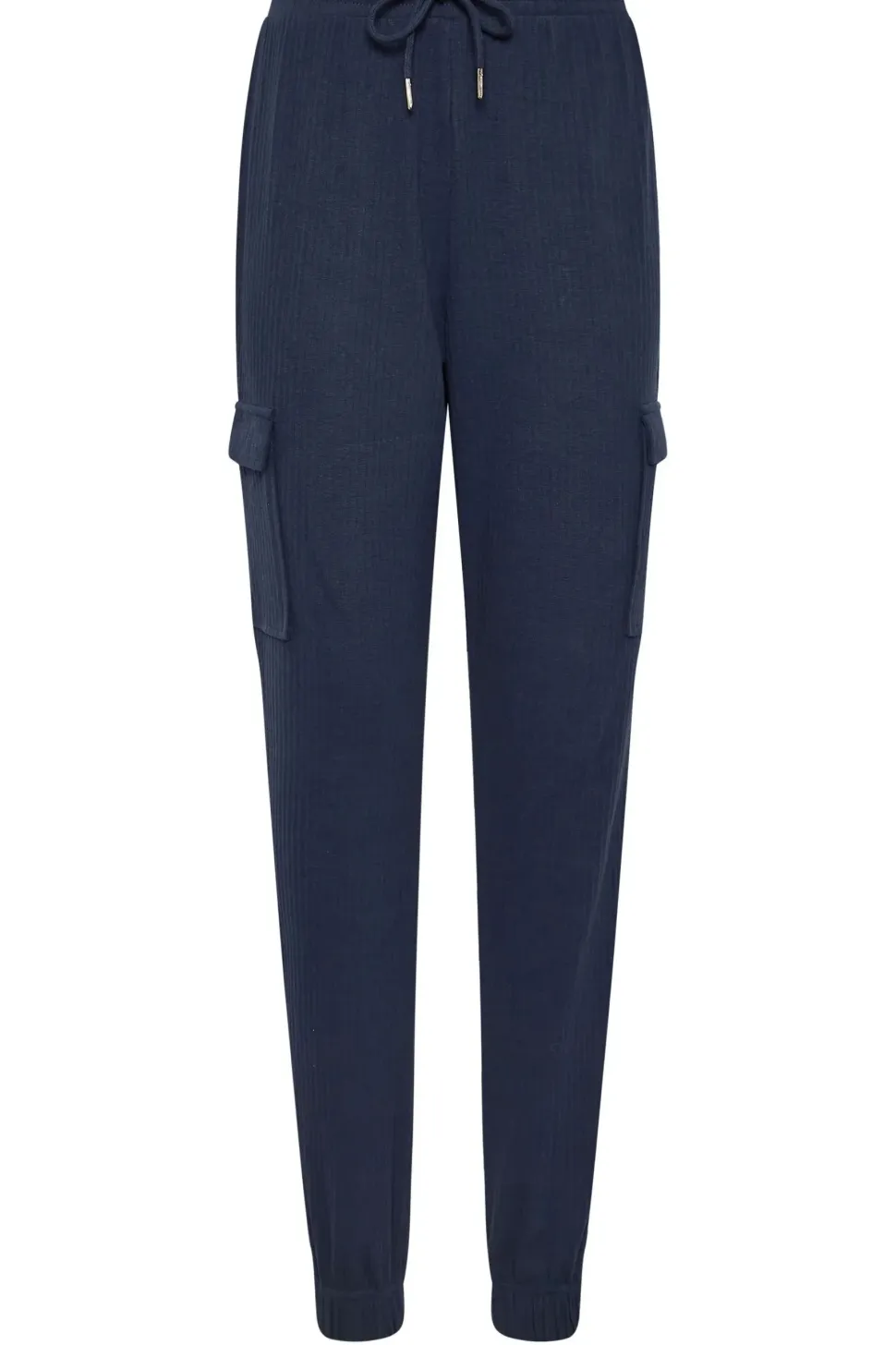 Tall Ribbed Cargo Joggers