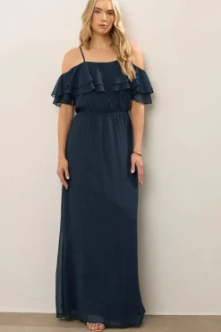 Tall Ruffle Front Maxi Dress