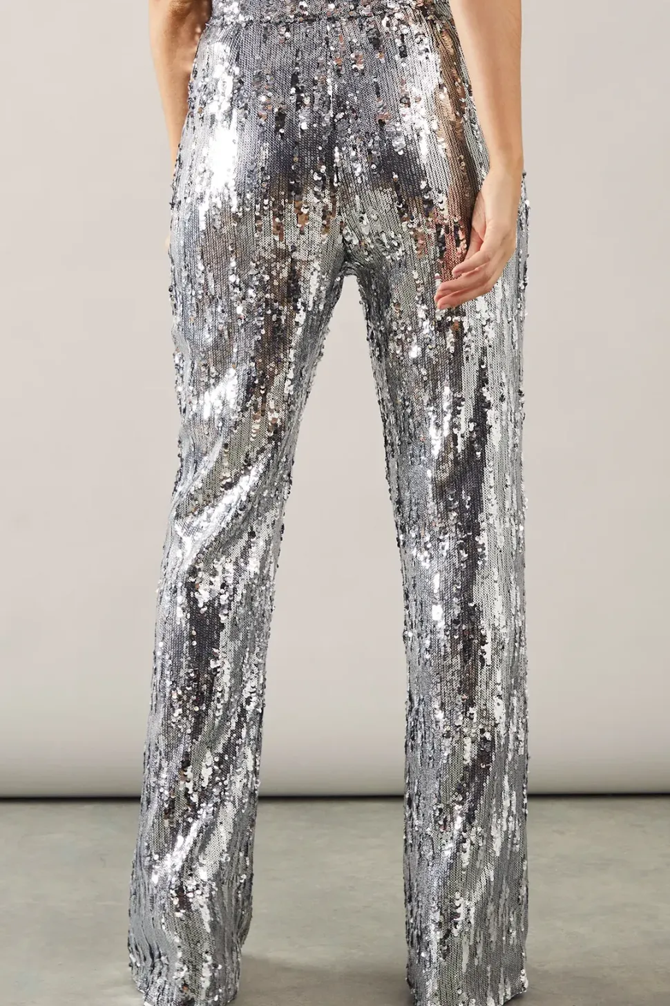 Tall Sequin Kickflare Trouser