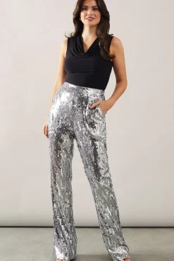 Tall Sequin Kickflare Trouser