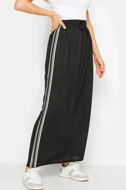 Tall Side Stripe Panel Maxi Skirt