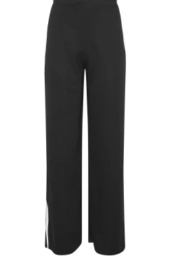 Tall Side Stripe Scuba Wide Leg Trousers
