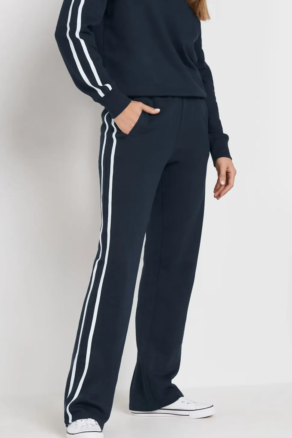 Tall Side Stripe Straight Leg Joggers
