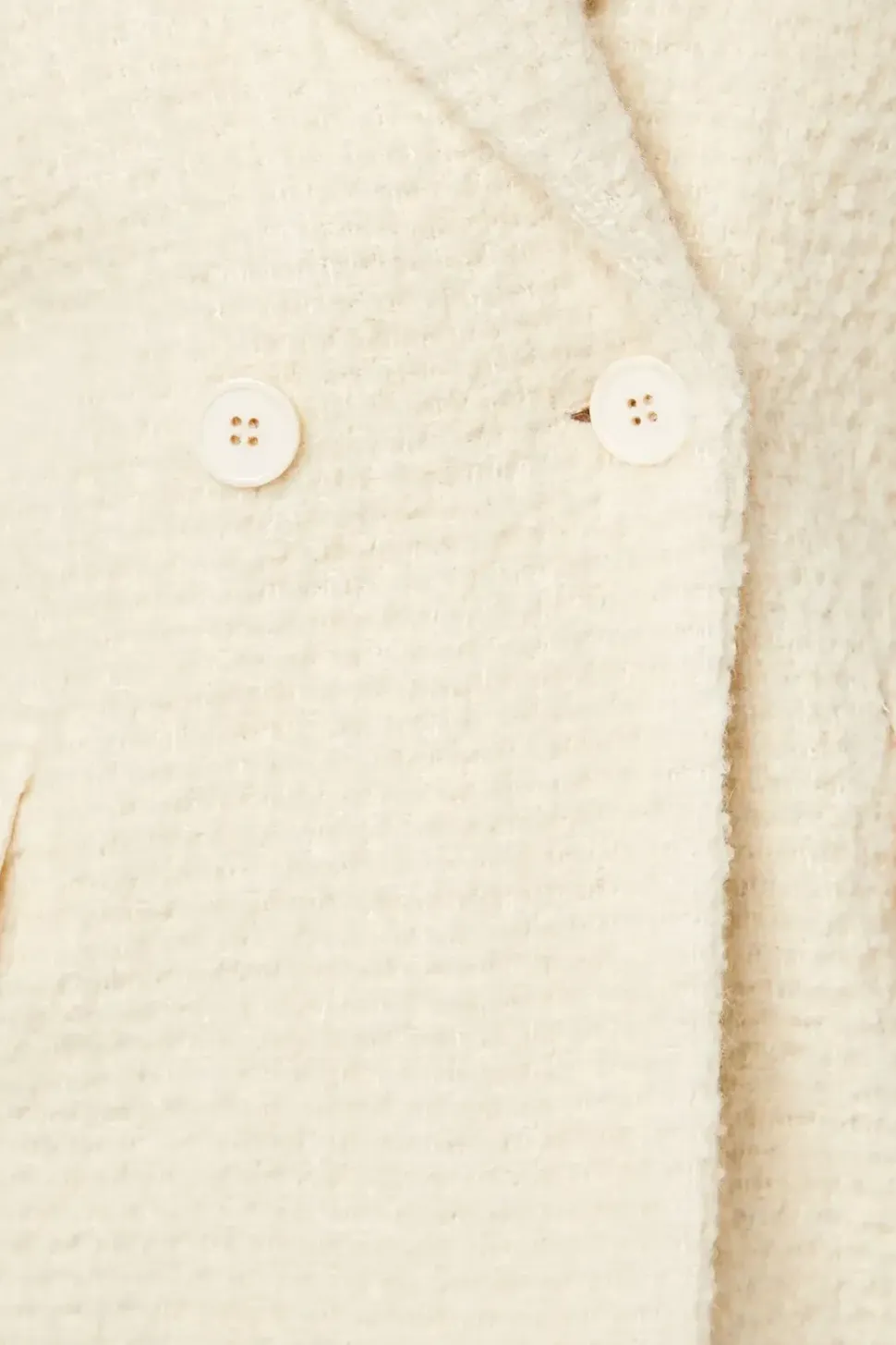 Tall Smart Boucle Double Breasted Coat