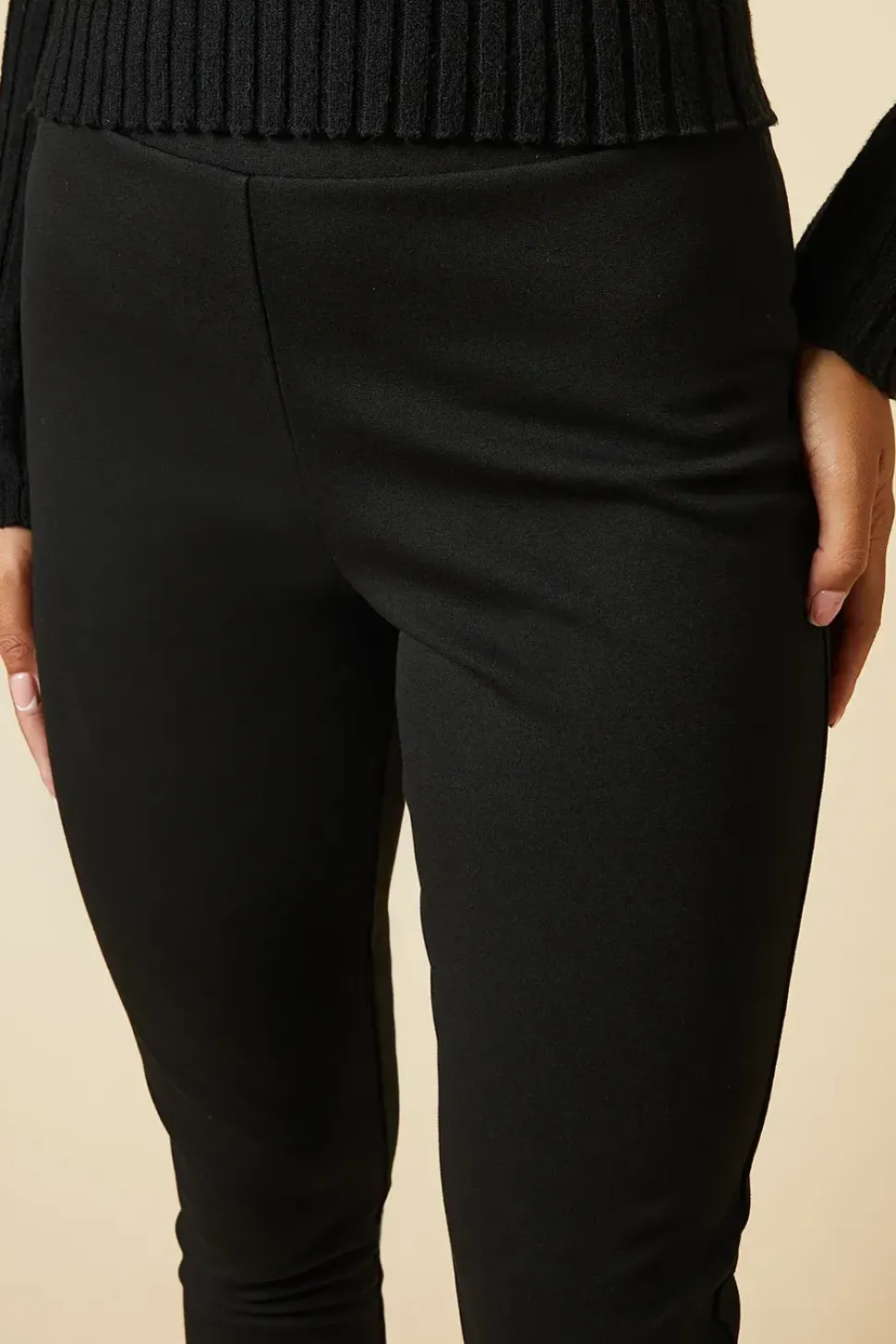 Tall Split Detail Ponte Trouser