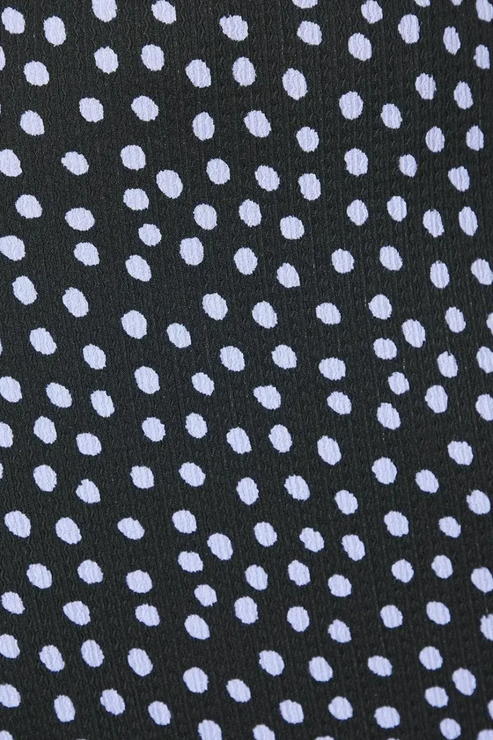 Tall Spot Ruffle Hem Mini Dress