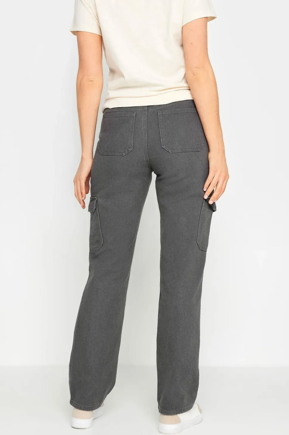 Tall Straight Leg Cargo Jeans