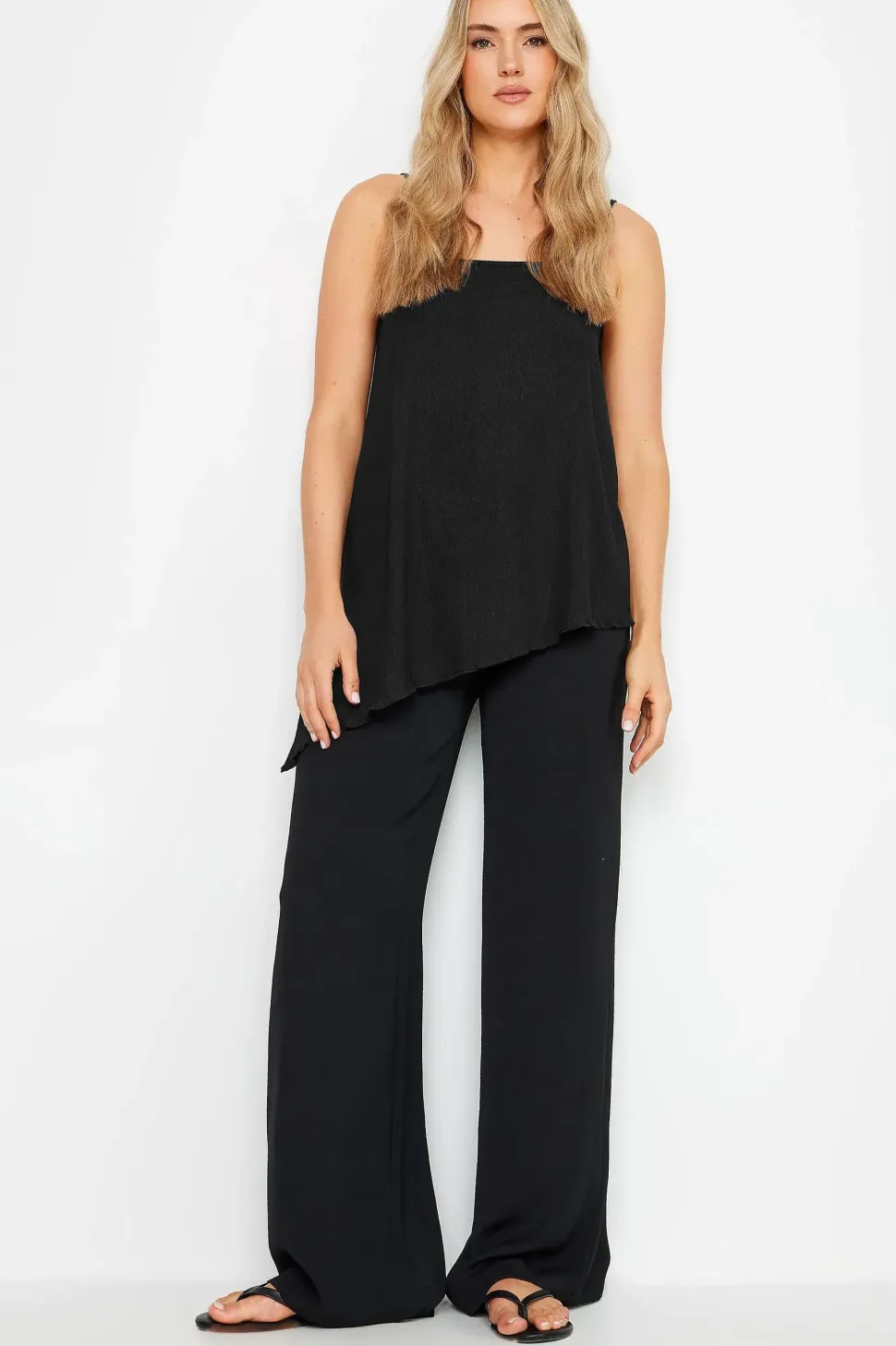 Tall Strappy Asymmetric Cami Top