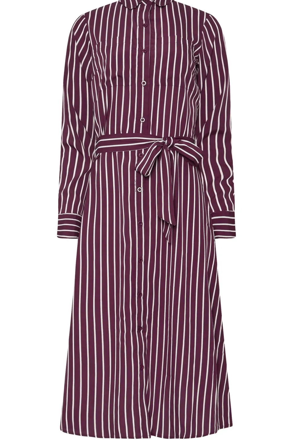 Tall Striped Shirt Dress