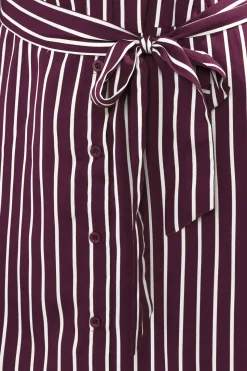 Tall Striped Shirt Dress