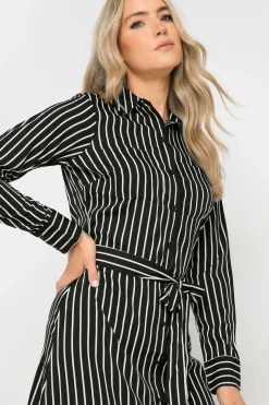 Tall Striped Shirt Dress