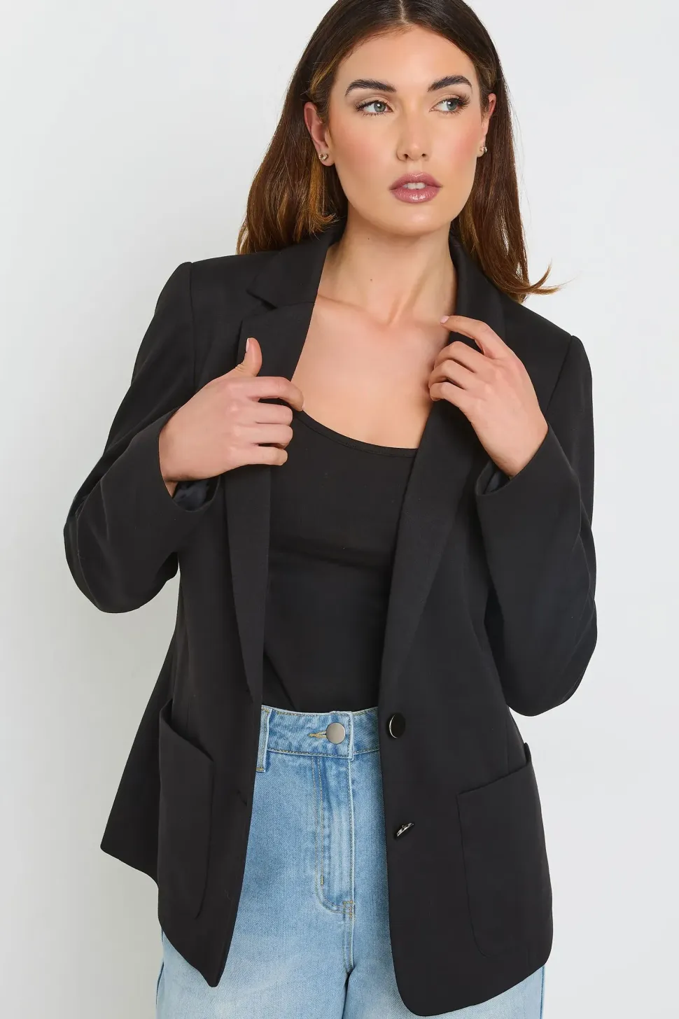 Tall Tailored Button Blazer